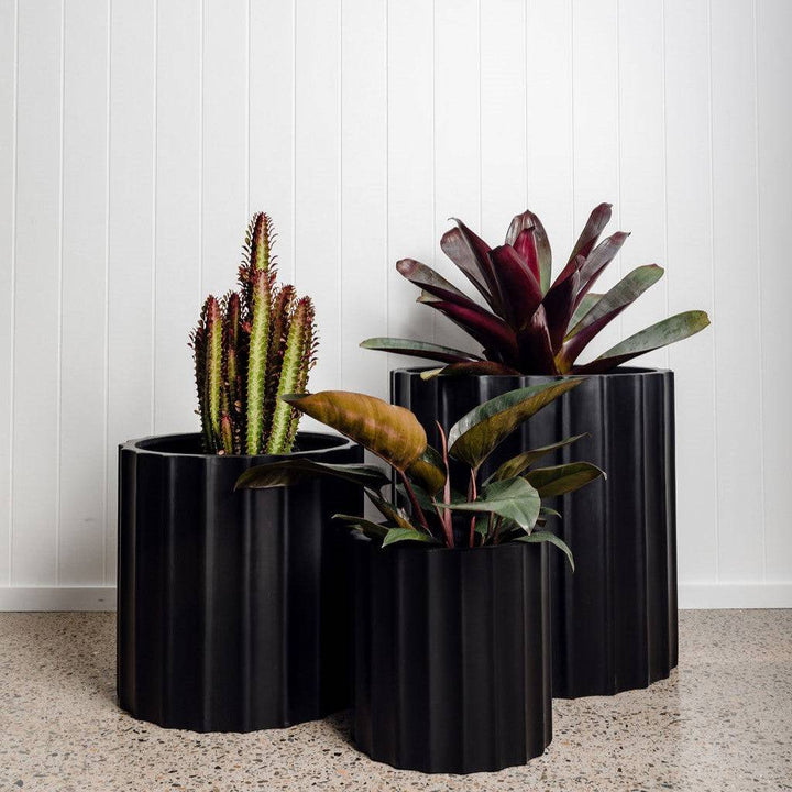 Group of garden pots