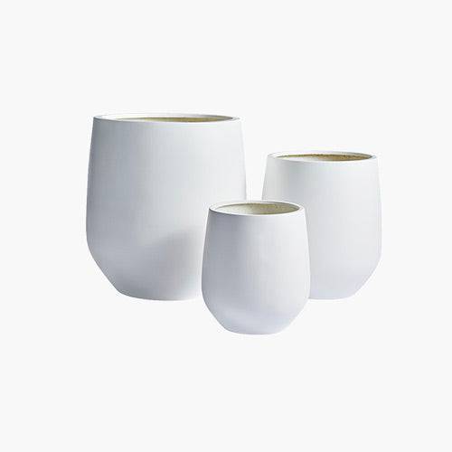 Private label pots white group