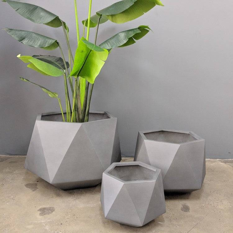 Group of garden pots