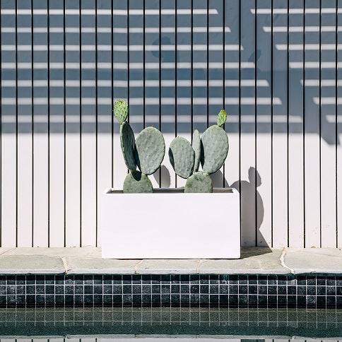 Lightweight trough flower box