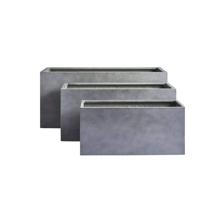 Trough style planter box