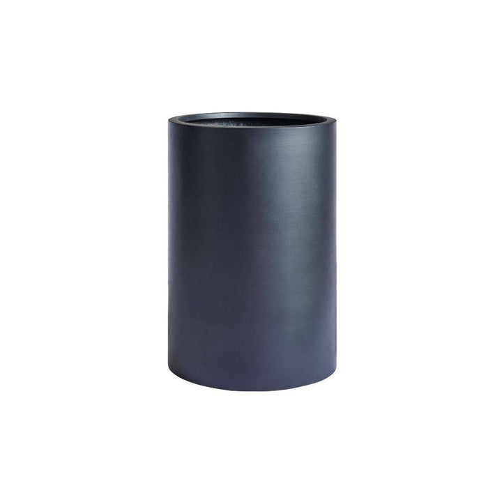 Black lightweight garden pot