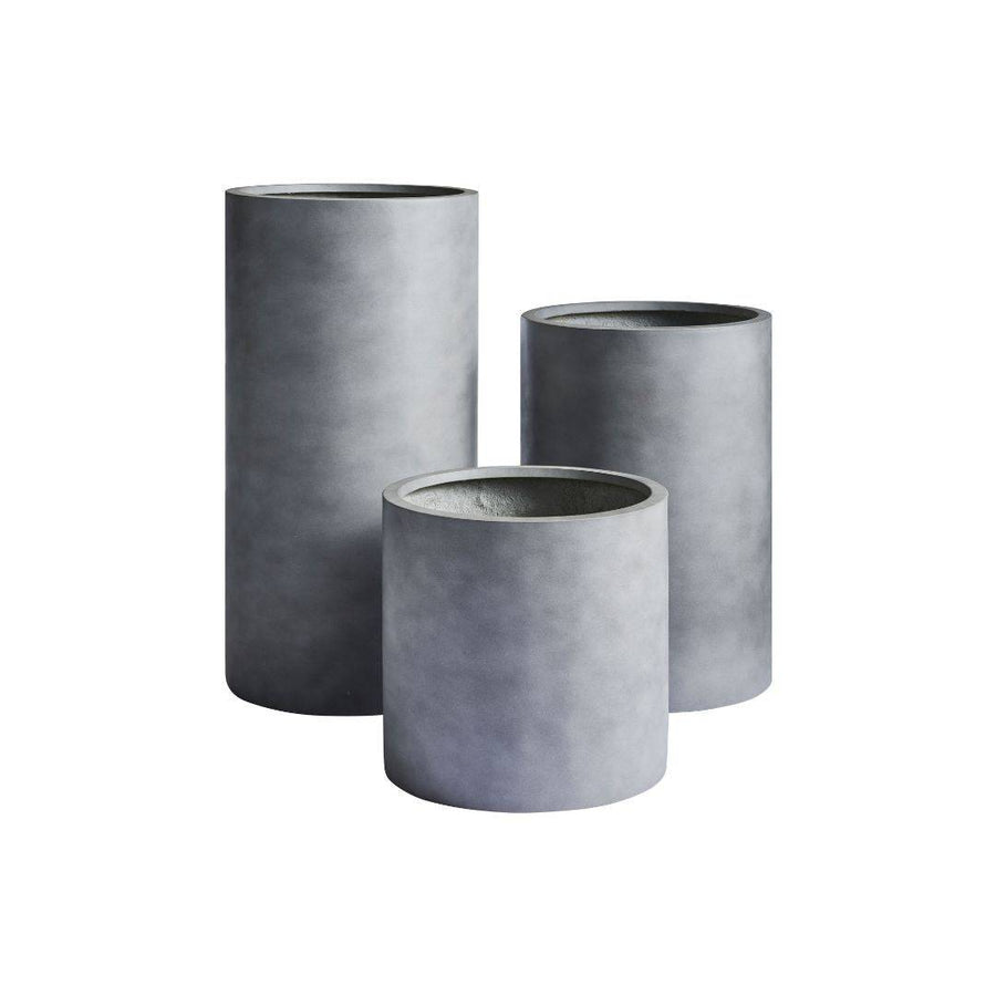 Grey lightweight planters