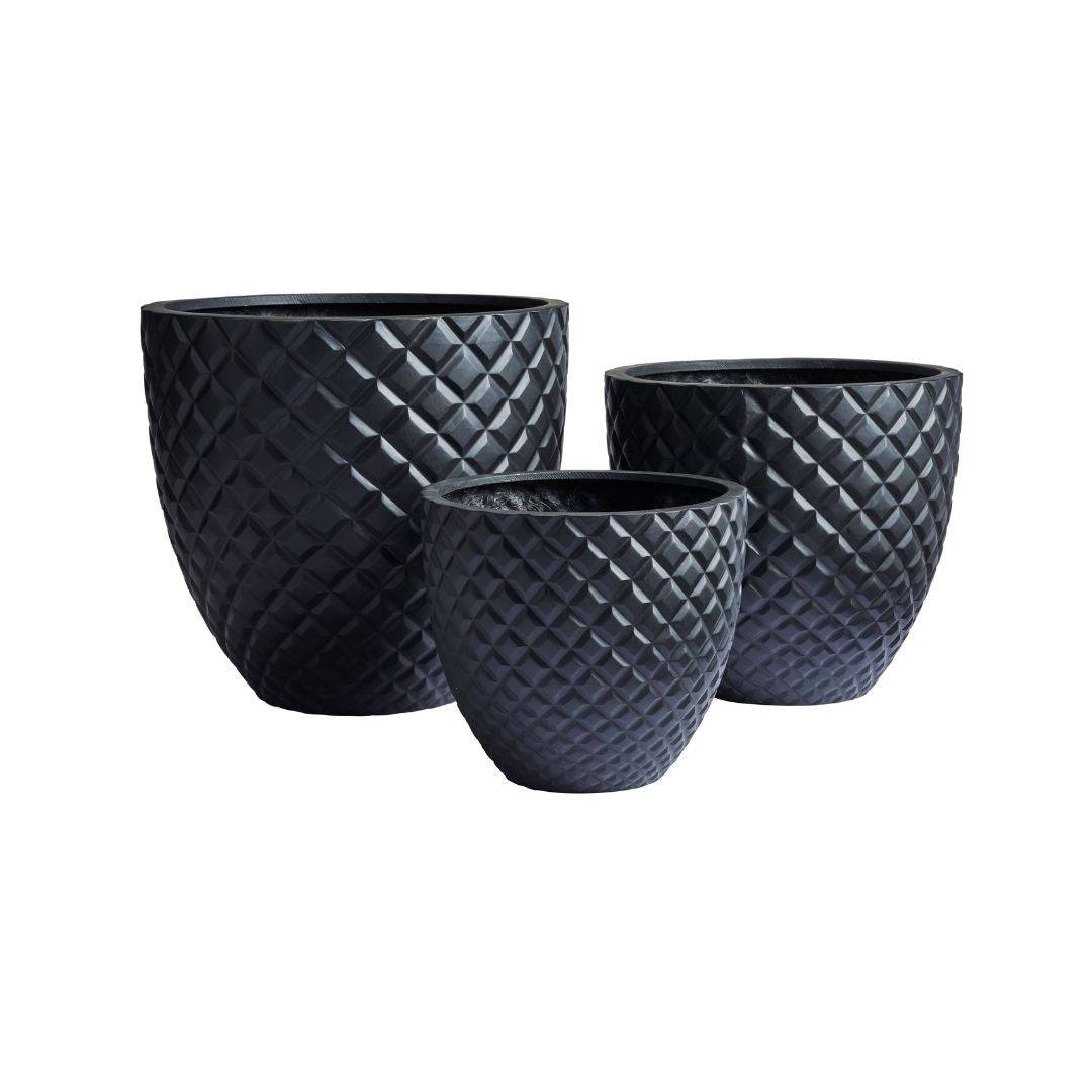 Outdoor flower pots