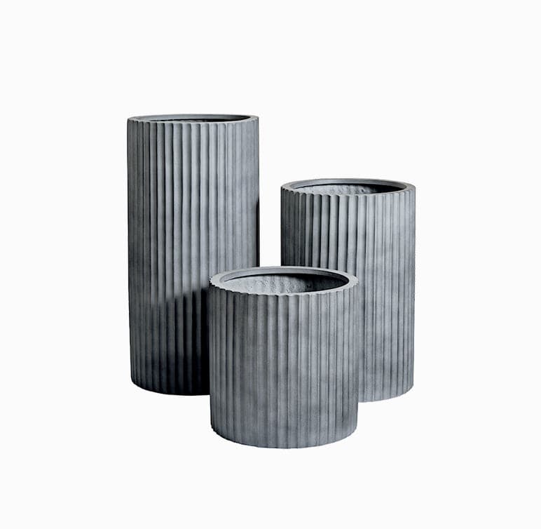 lightweight pillar-like style garden pot